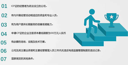 申請icp經(jīng)營(yíng)許可證需要哪些條件